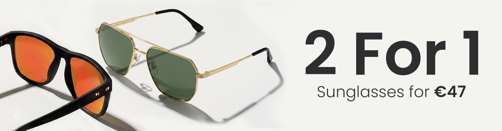 Buy 2-for-1 sunglasses
