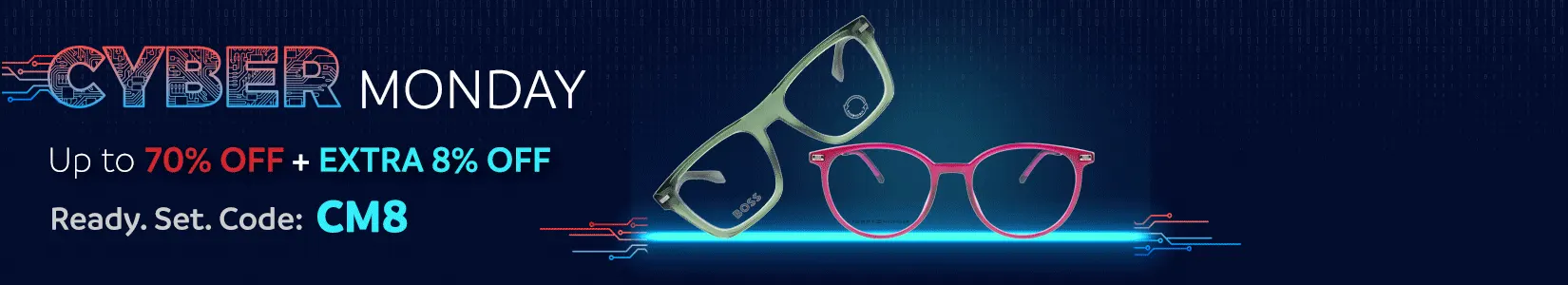 Glasses Cyber Monday Sale