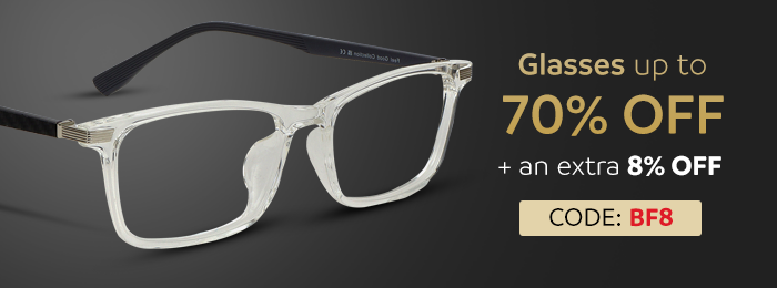 Glasses up to 70% OFF
