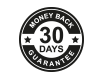 30 Days Return Policy/100% Money Back Promise