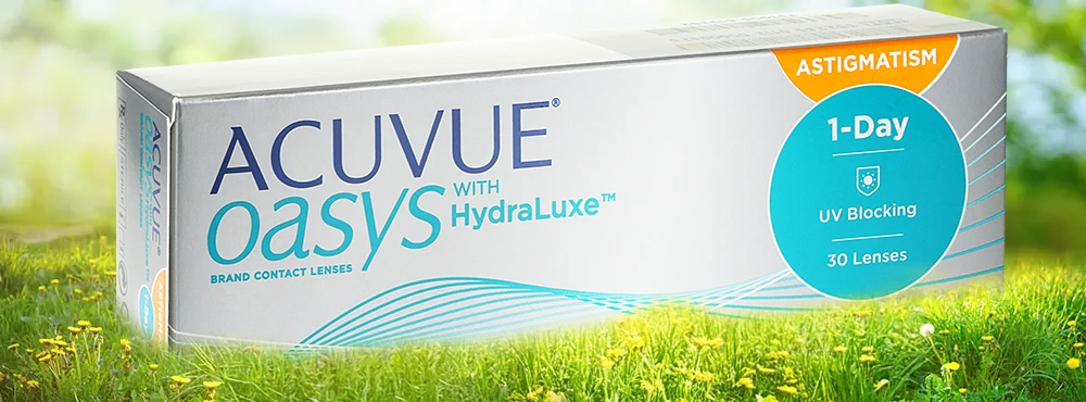 Acuvue Oasys with HydraLuxe technology