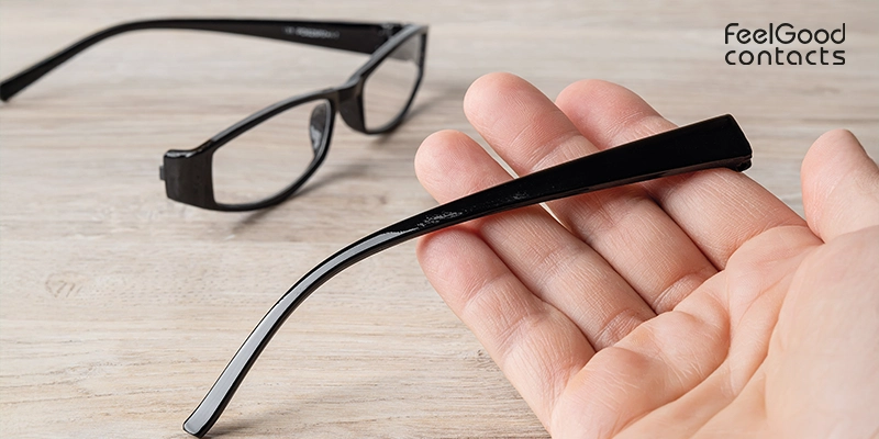 How to fix a broken arm or temple of your glasses
