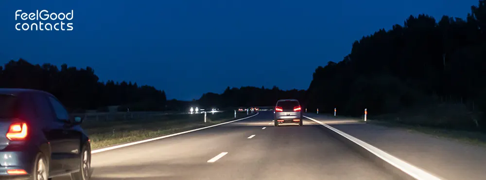 difficulty adjusting to different light settings