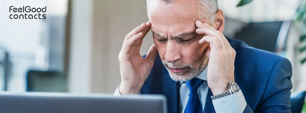 Frequent eye strain and headaches