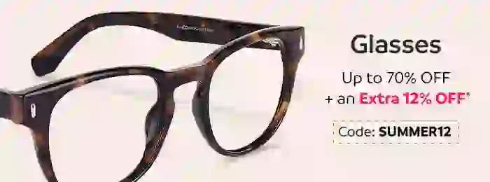 Glasses up to 70% OFF