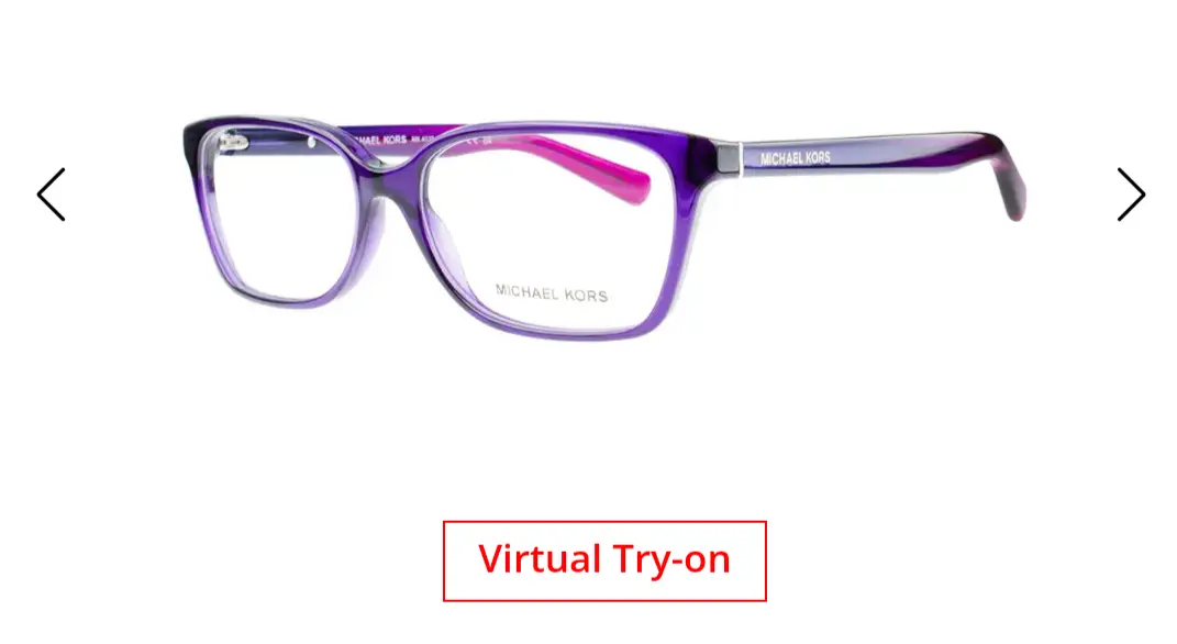 Try-on your Michael Kors eyeglasses