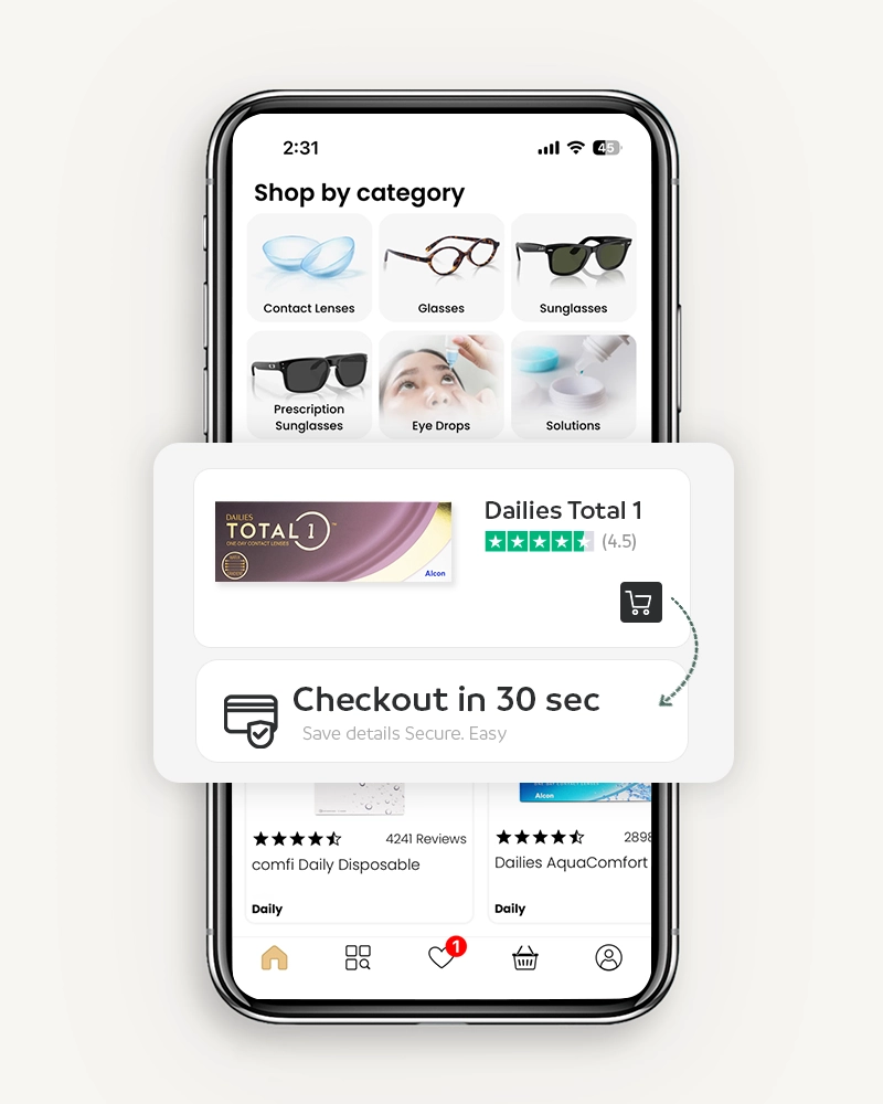 Easy browsing and faster checkouts