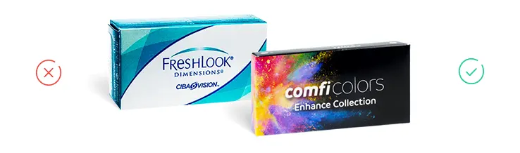 FreshLook Dimensions (Zero prescription only)
