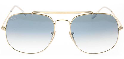 Ray-Ban RB3561 The General Gold Crystal Blue 001/3F57