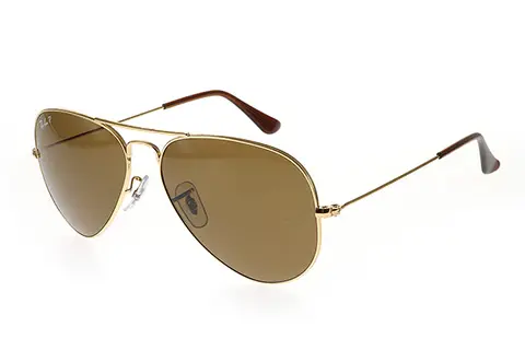 Ray-Ban RB3025 Aviator Gold Brown 001/57 Polarised