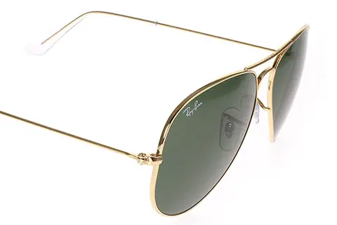 Ray-Ban RB3025 Aviator Gold Green L0205/58