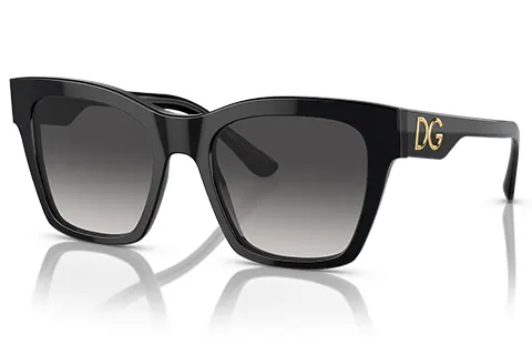 Dolce & Gabbana DG4384 501/8G Black 53 Gradient