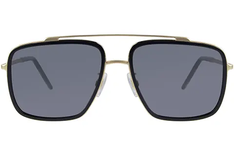 Dolce & Gabbana DG2220 02/81 Gold and Black Polarised