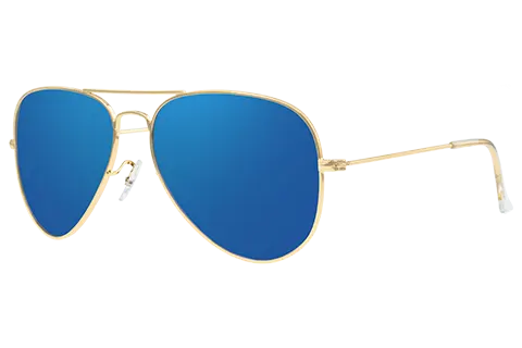Feel Good Collection Alex Gold Blue Polarised