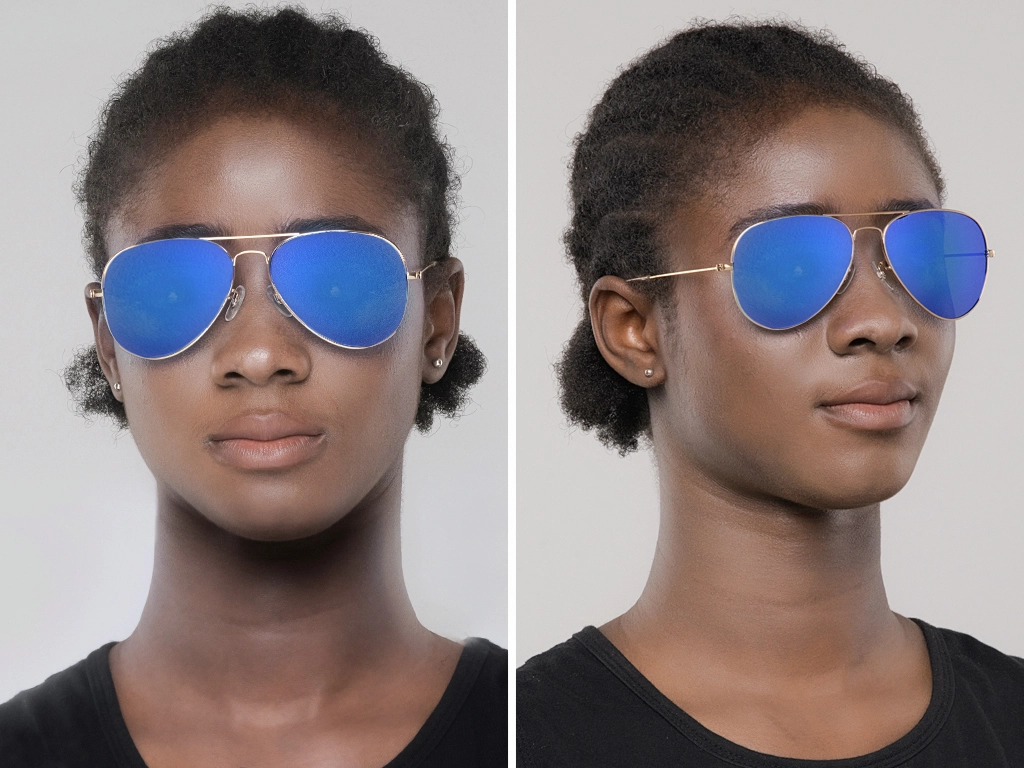 Feel Good Collection Alex Gold Blue Polarised