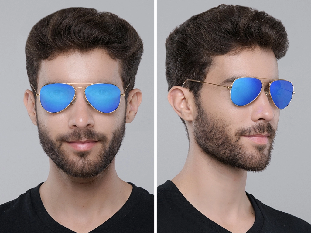 Feel Good Collection Alex Gold Blue Polarised