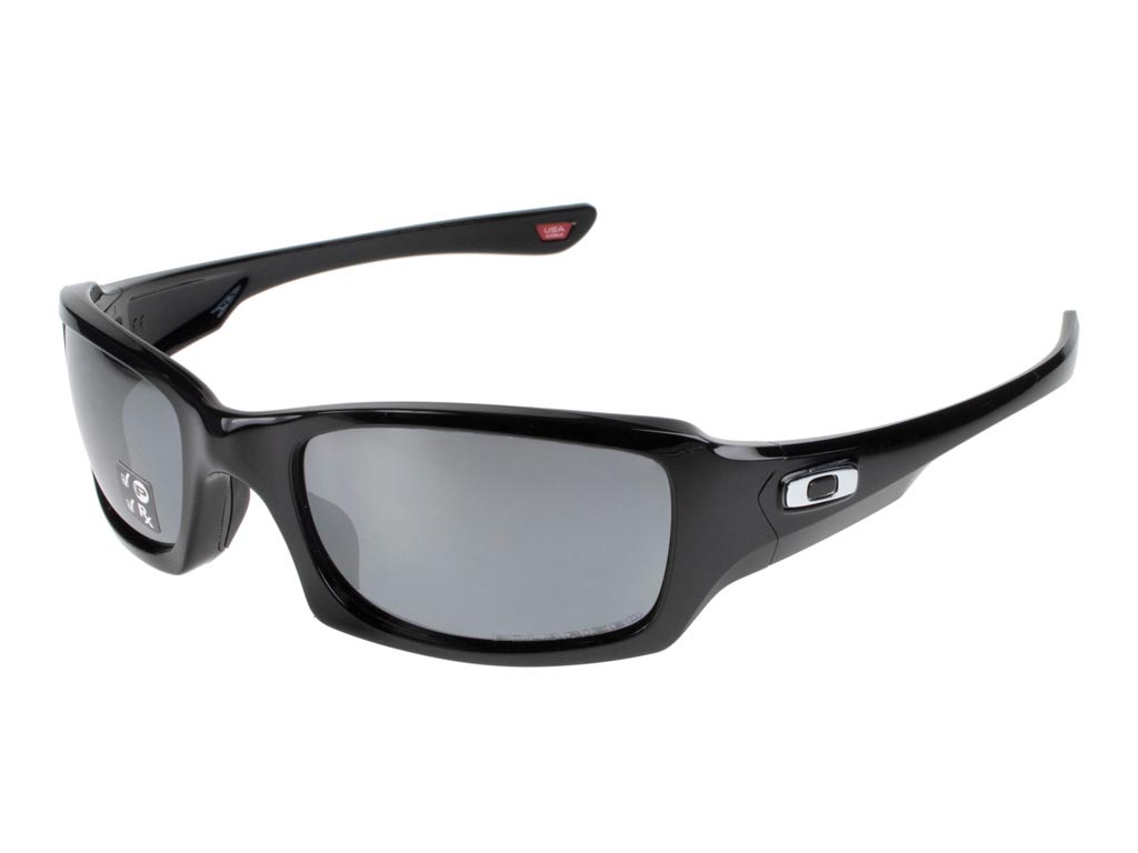Oakley Fives Squared Oo9238 06 Polished Black Black Iridium Polarised Feel Good Contacts Uk