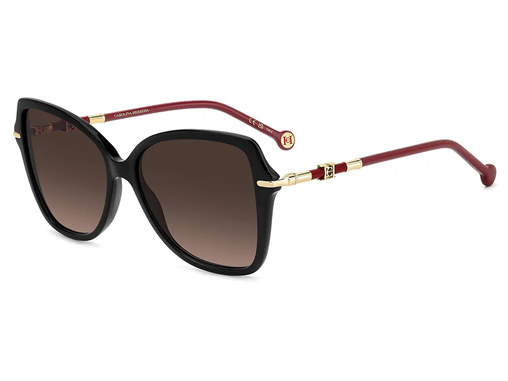 Carolina Herrera HER 0302/S 3H2 Black 56 Gradient