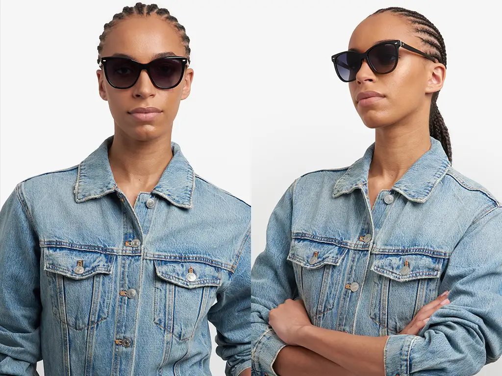 Carrera 3043/S 80S Black White 56 Gradient