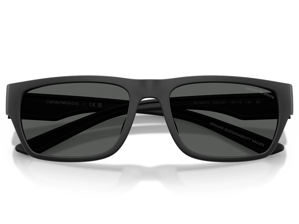 Emporio Armani 0EA4267U 500187 Rubberized Matte Black 57
