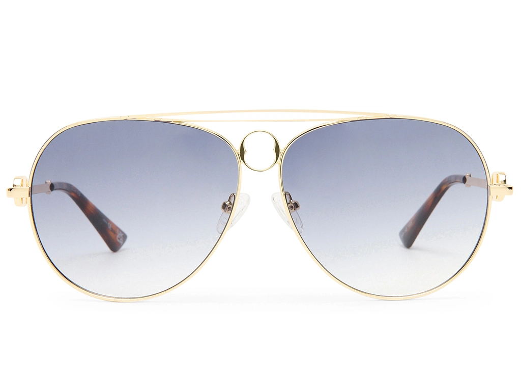 Le Specs Abracadabra 63 Bright Gold Smoke Grad