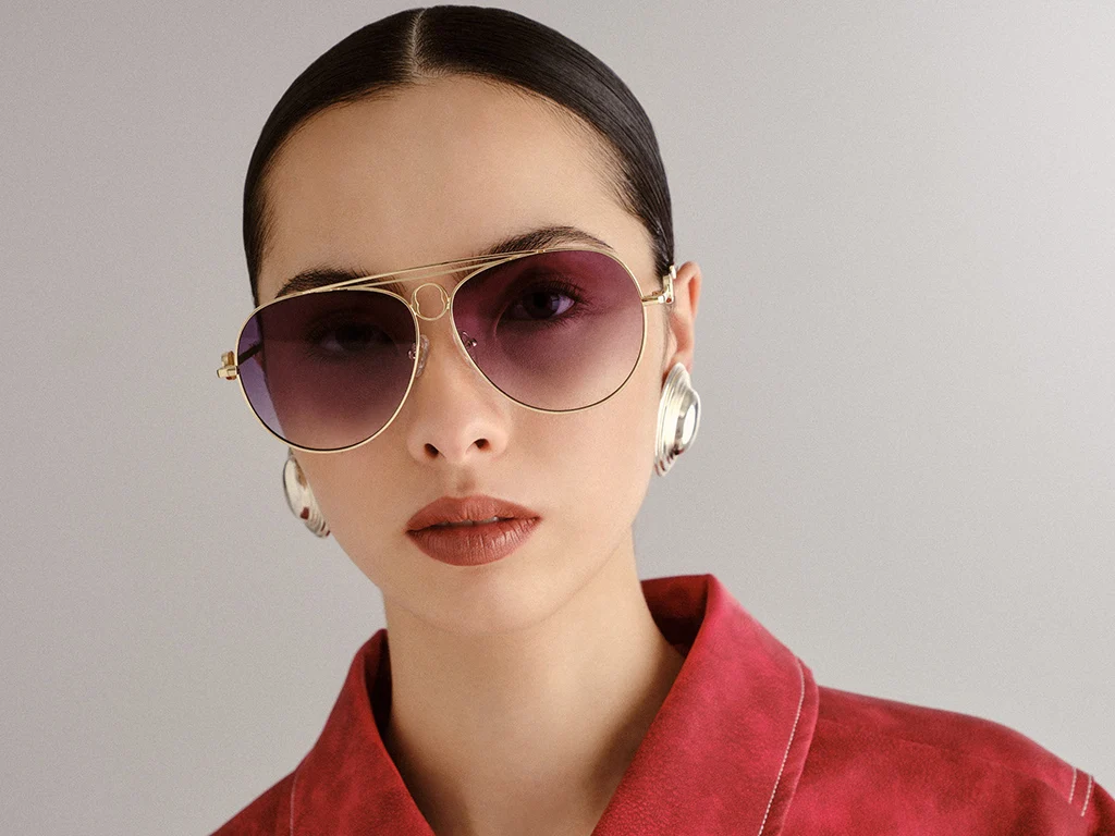 Le Specs Abracadabra 63 Bright Gold Smoke Grad