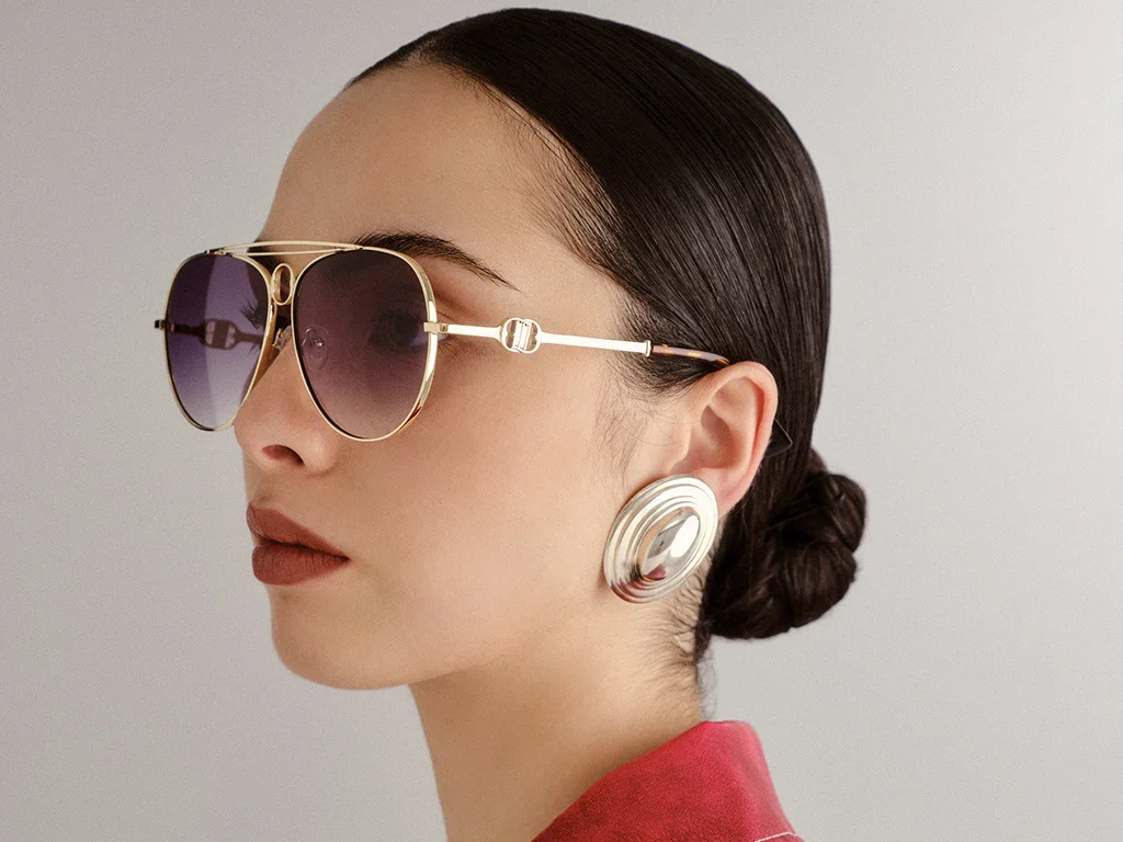 Le Specs Abracadabra 63 Bright Gold Smoke Grad