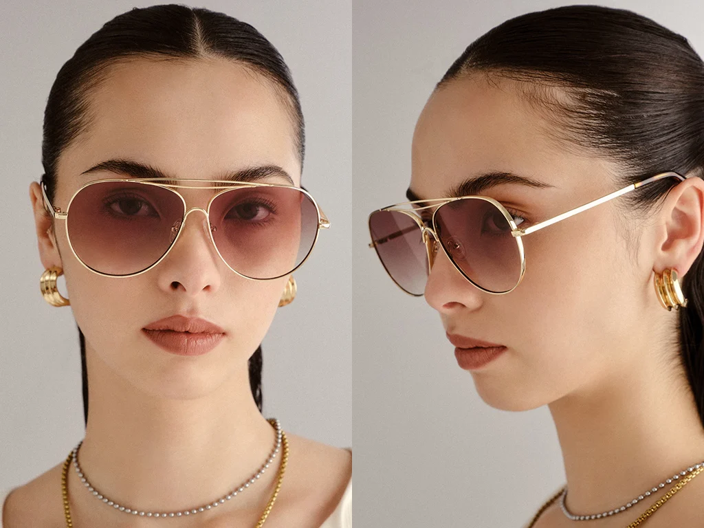 Le Specs Abracadabra Bright Gold 63 Gradient