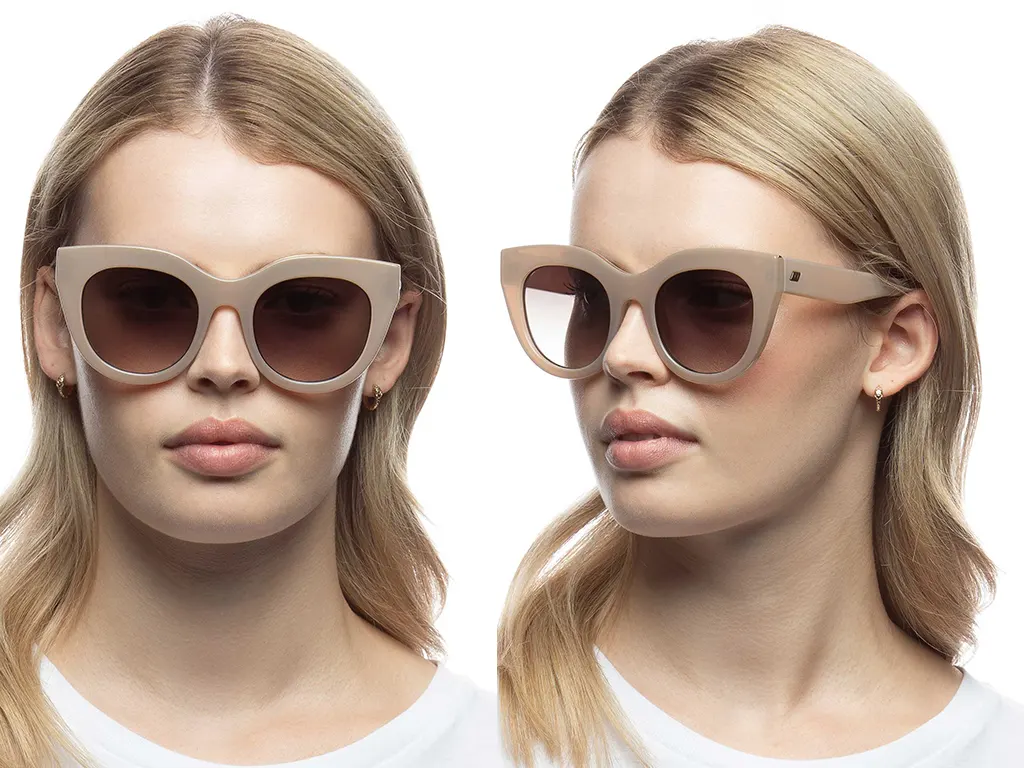 Le Specs Air Heart Oatmeal