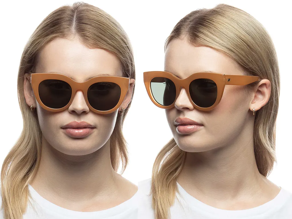 Le Specs Air Heart Oatmeal