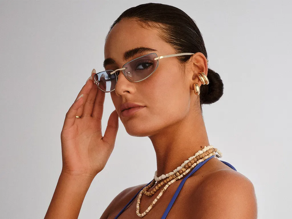 Le Specs Bubbles Gold 62 Gradient