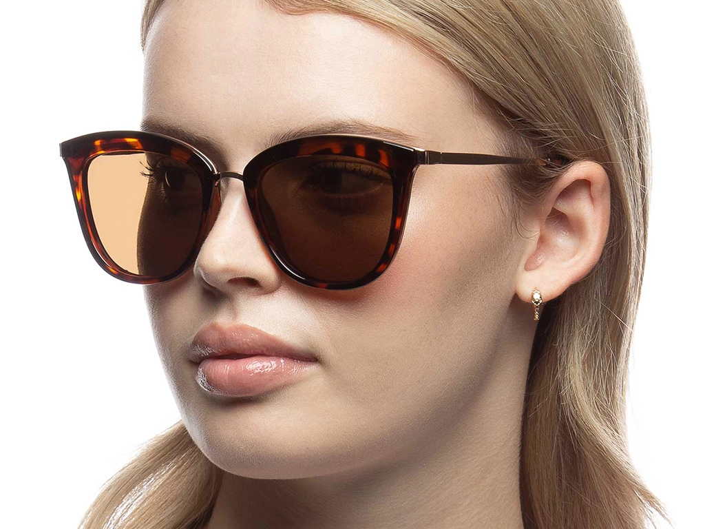 Le Specs Caliente 53 Tort Rose Gold Polarised