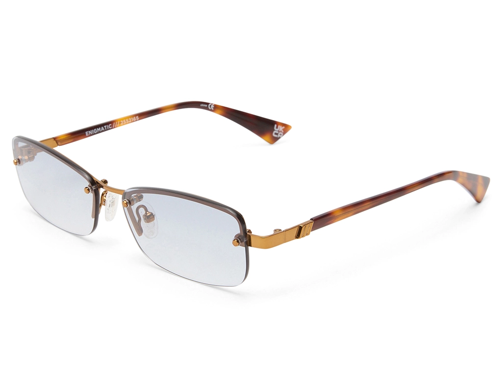 Le Specs Enigmatic 58 Antique Gold Dark Tort