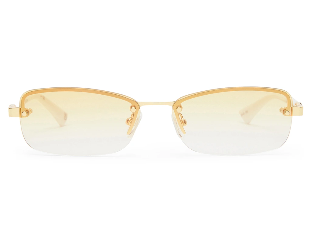 Le Specs Enigmatic 58 Gold Ivory Gradient