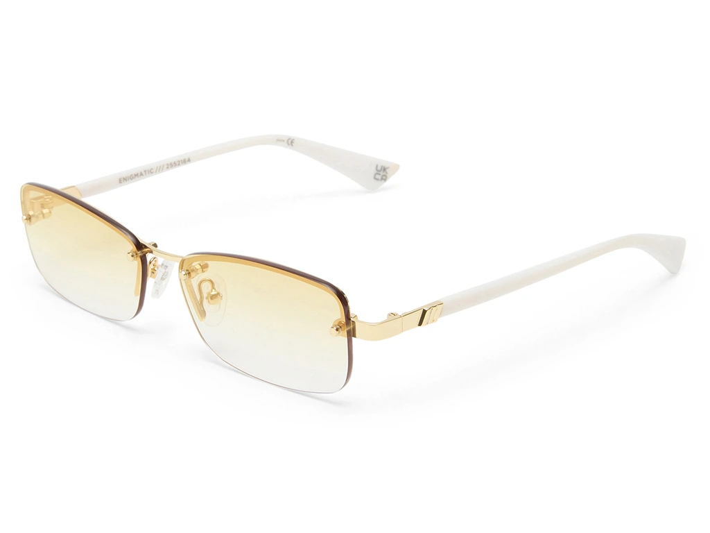 Le Specs Enigmatic 58 Gold Ivory Gradient