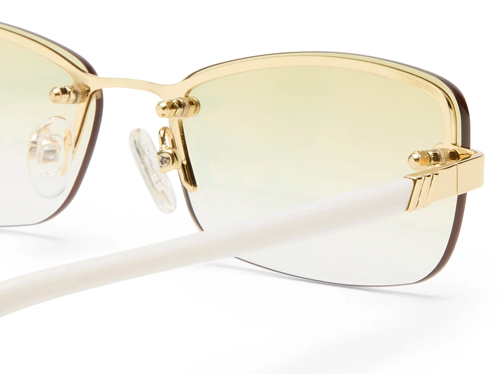 Le Specs Enigmatic 58 Gold Ivory Gradient