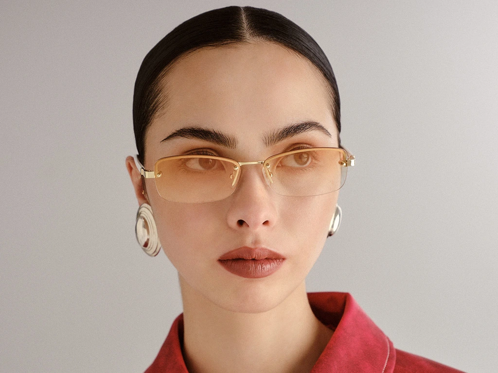 Le Specs Enigmatic 58 Gold Ivory Gradient