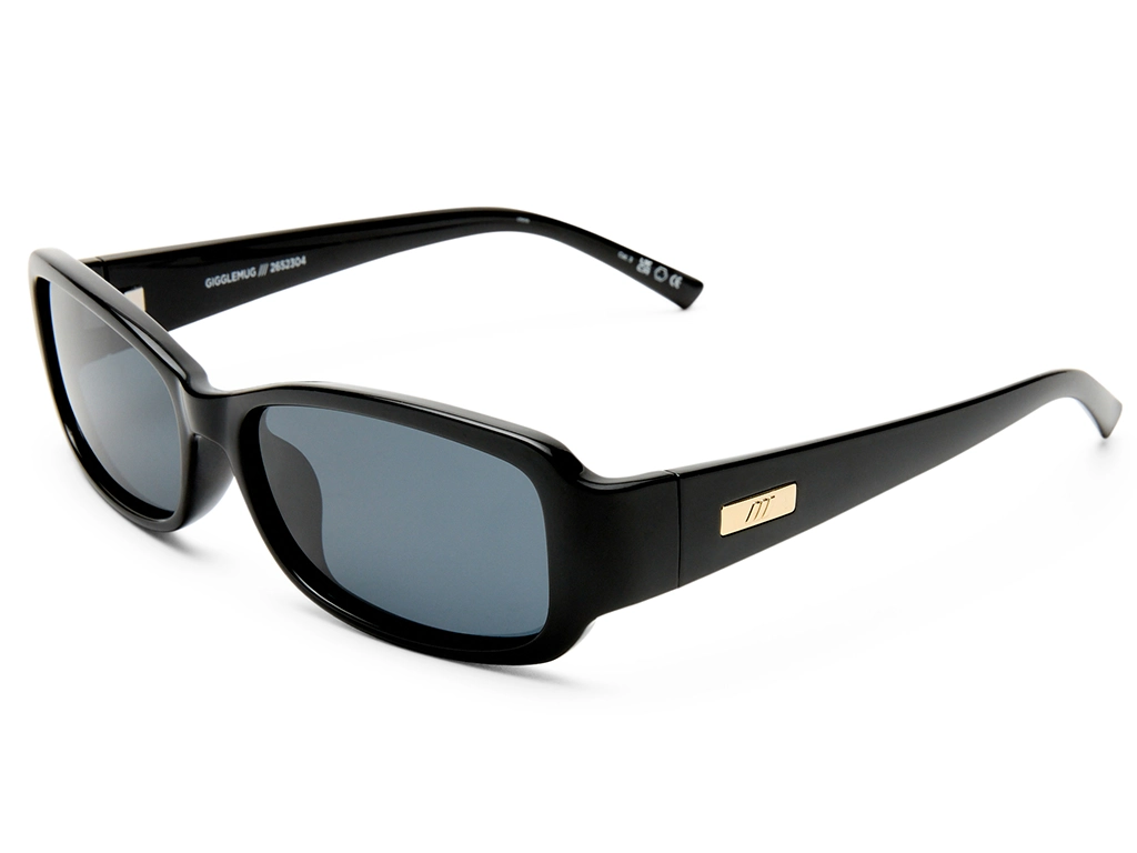 Le Specs Gigglemug Black 57 Polarised