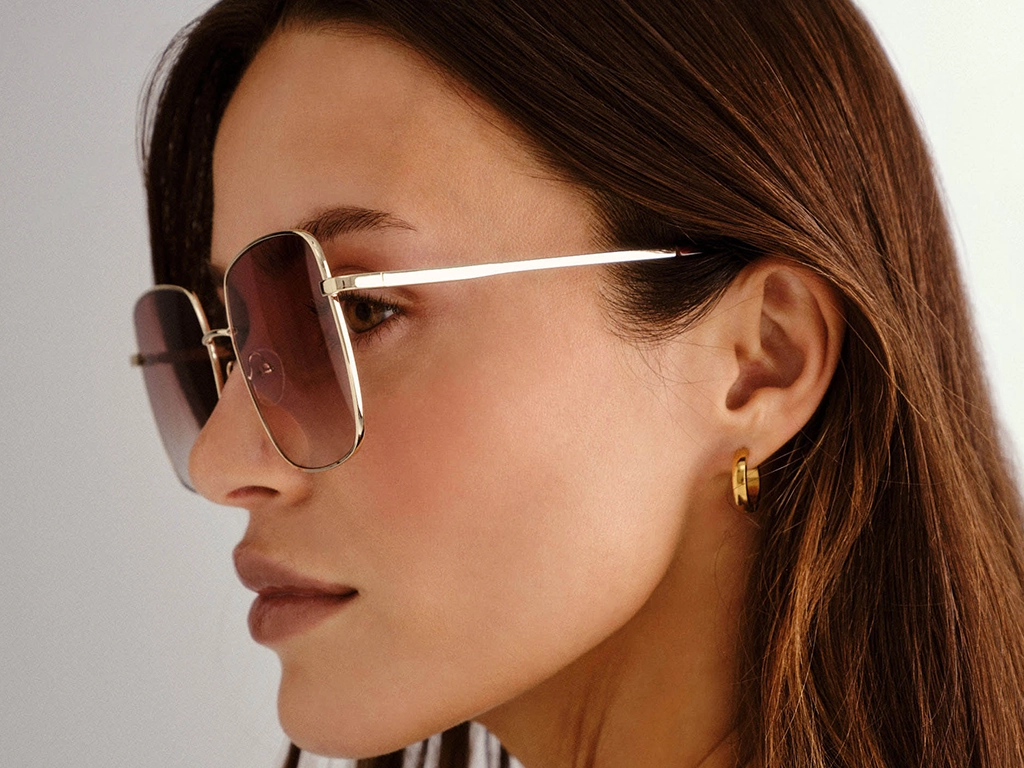 Le Specs The Cherished 58 Gold Gradient