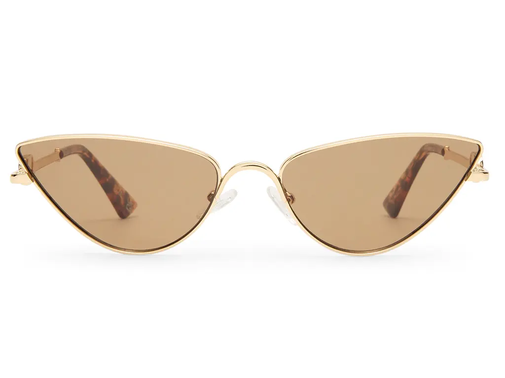 Le Specs The Soiree 60 Bright Gold Light Brown Tint