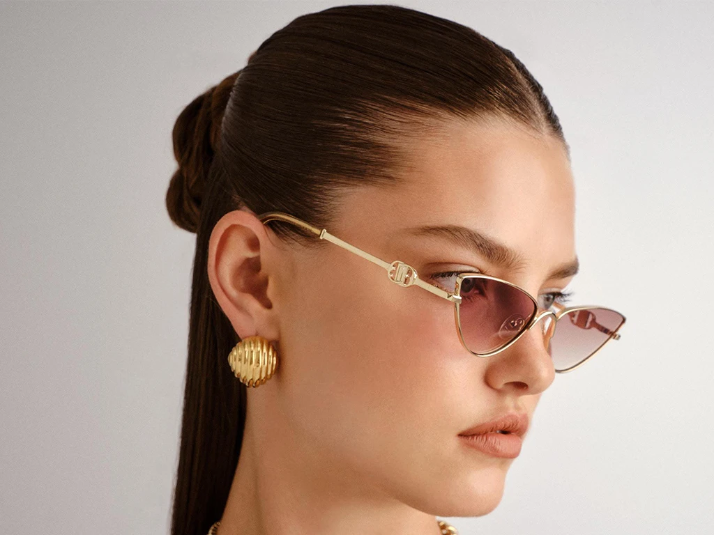 Le Specs The Soiree 60 Bright Gold Tan Grad Flash Mirror