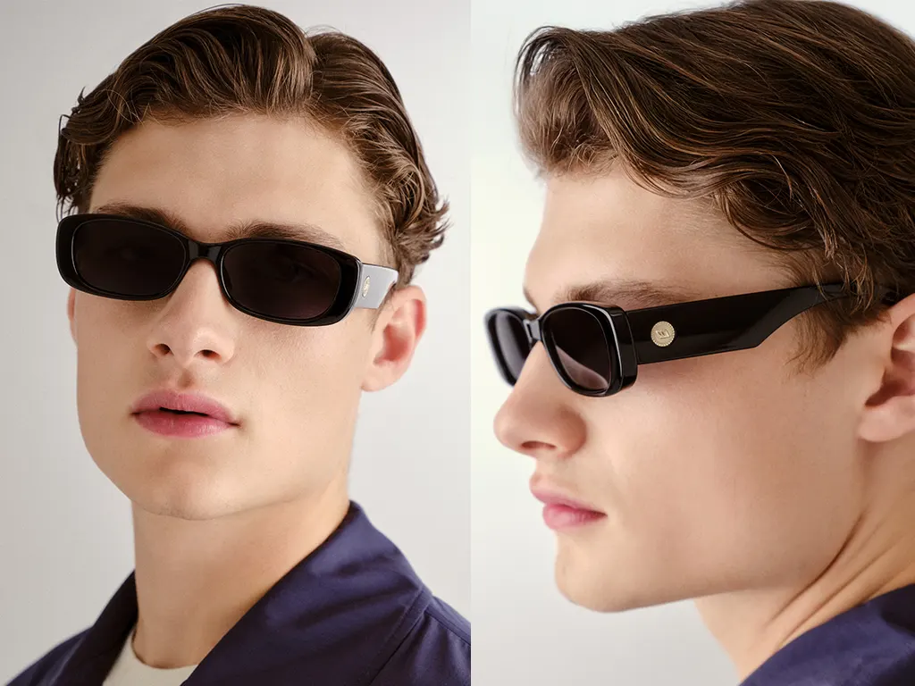 Le Specs Unreal Shiny Black