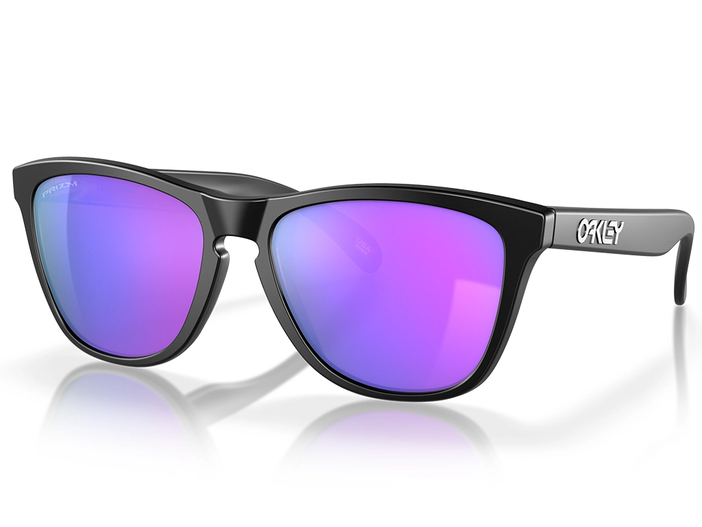 Oakley Frogskins OO9013-H6 Matte Black 55 Prizm Violet