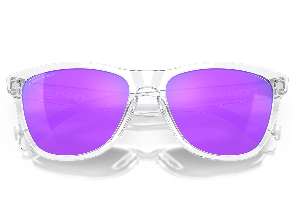 Oakley Frogskins OO9013-H7 Transparent 55 Prizm Violet