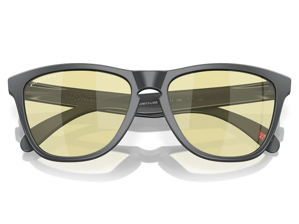 Oakley Frogskins OO9013-L4 Matte Carbon 55 Prizm
