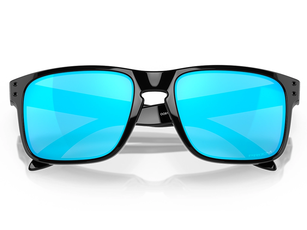 Oakley Holbrook 0OO9102 F5 Polished Black 57 Mirrored