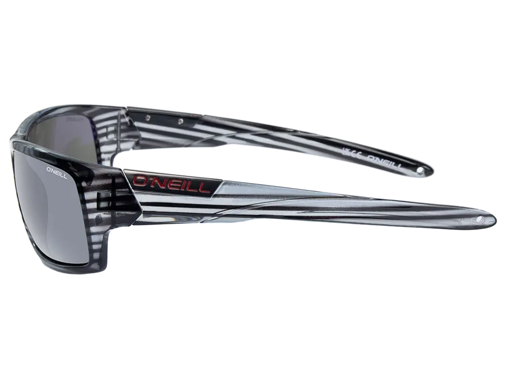 O'Neill ONS Barrel Occhiali Da Sole Polarizzati – Blu Opaco/Lenti A Specchio Argento, Protezione UV400