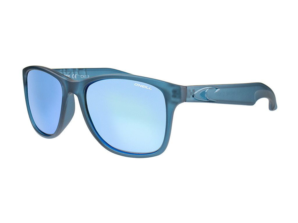 O'Neill Shore Sunglasses Matte Ocean Blue UV400 Protection Polarised Mirror Lens 