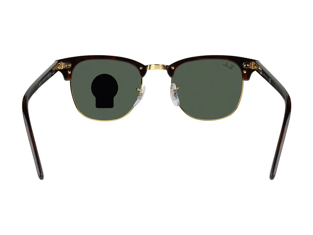 Amazon.com: Ray-Ban RB3016 Clubmaster Square Sunglasses, Black on Gold/G-15  Green, 55 mm : Clothing, Shoes & Jewelry