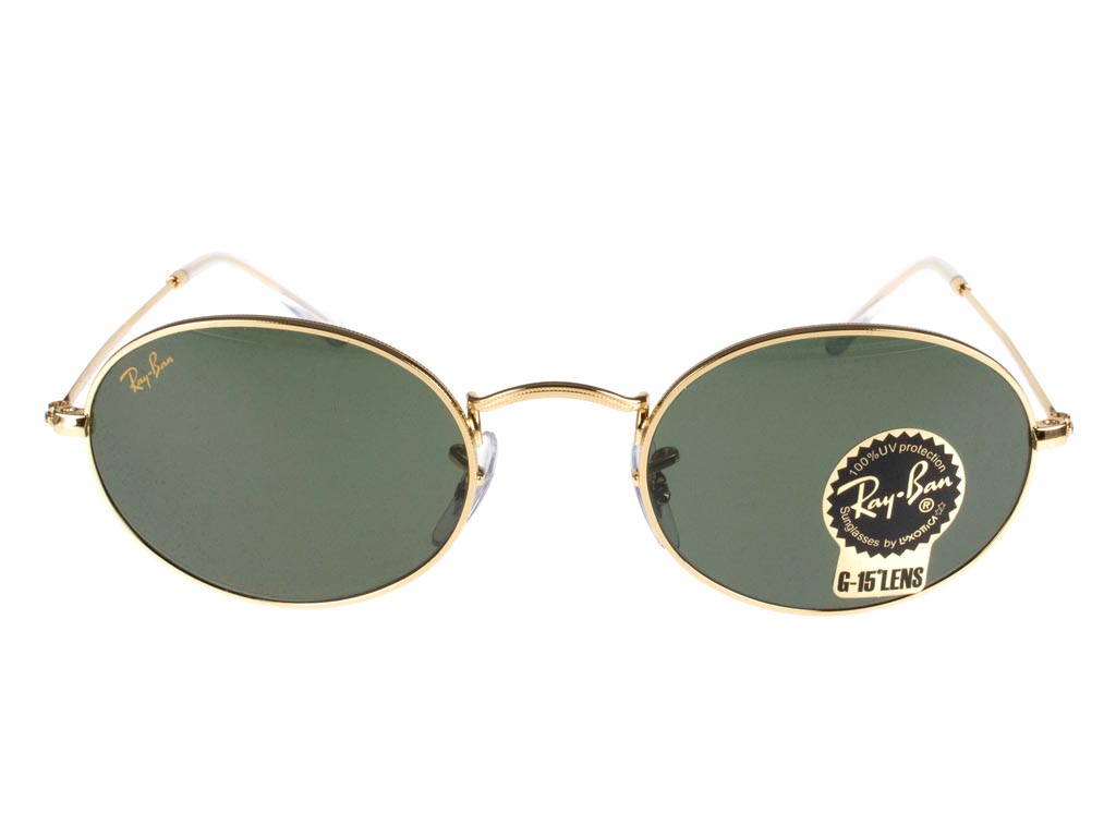 Ray-Ban Oval Legend Gold RB3547 9196/31 51 Gold | Feel Good Contacts UK